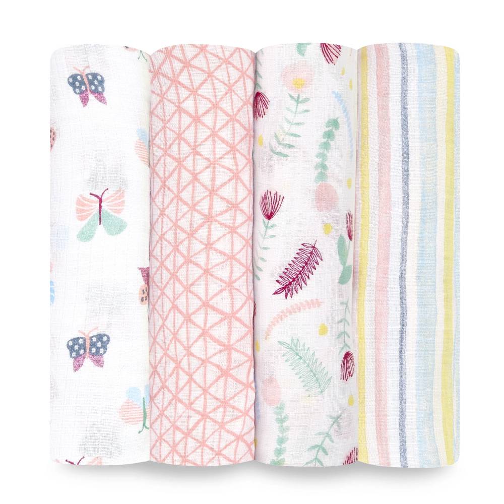 Aden + Anais Muslin swaddles, blankets, bibs & burp cloths