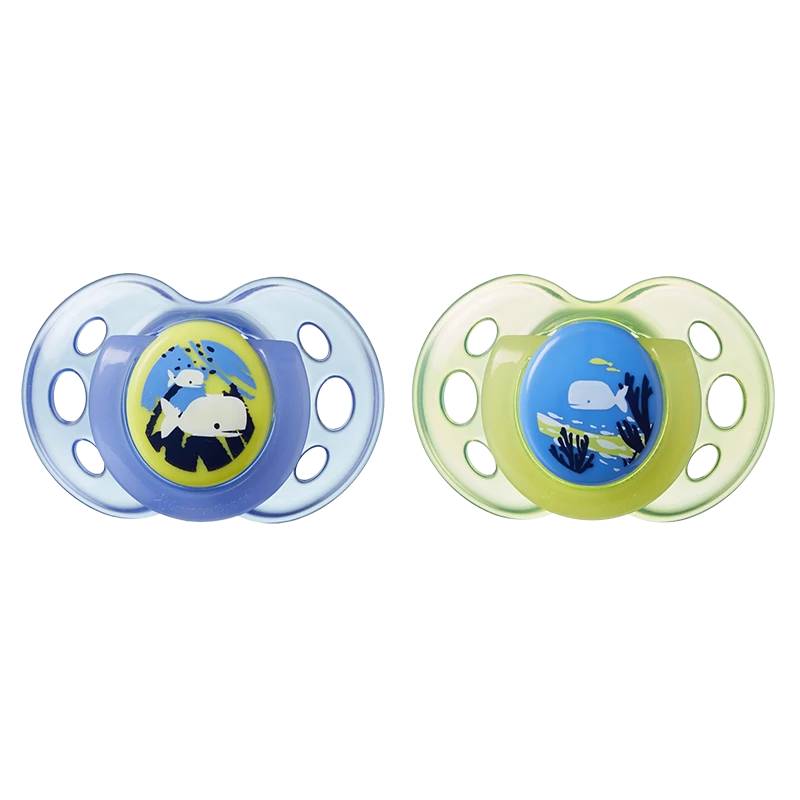 BIBS Dummy Night Glow 2 pack Dummies & Accessories Bibs